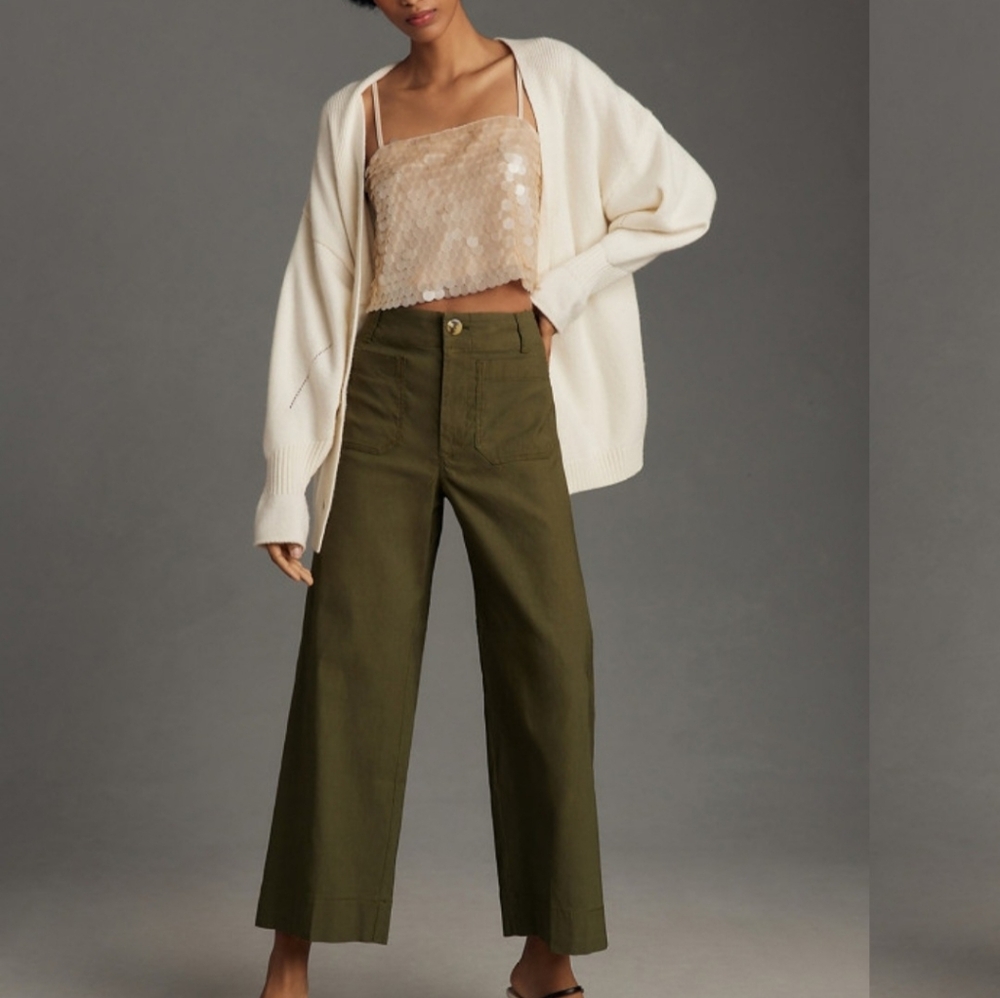 Maeve Cropped Colette Pants, Size 34
